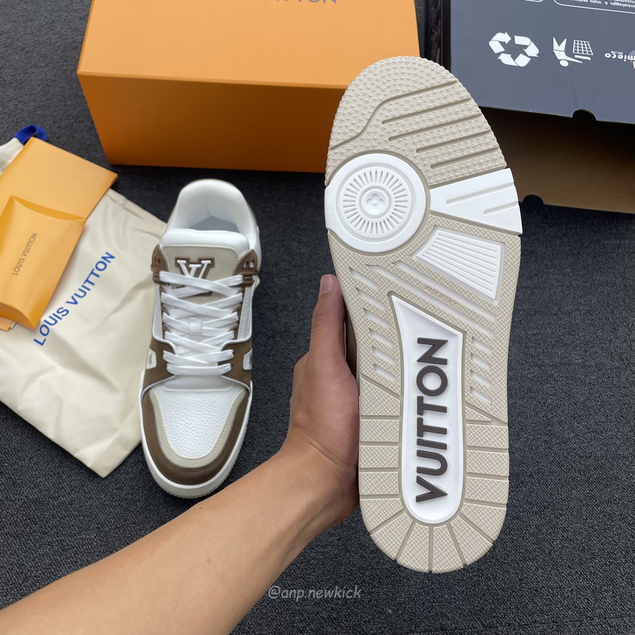 Louis Vuitton Lv Trainer White Brown Ag6u3amdbjn430 (5) - newkick.org