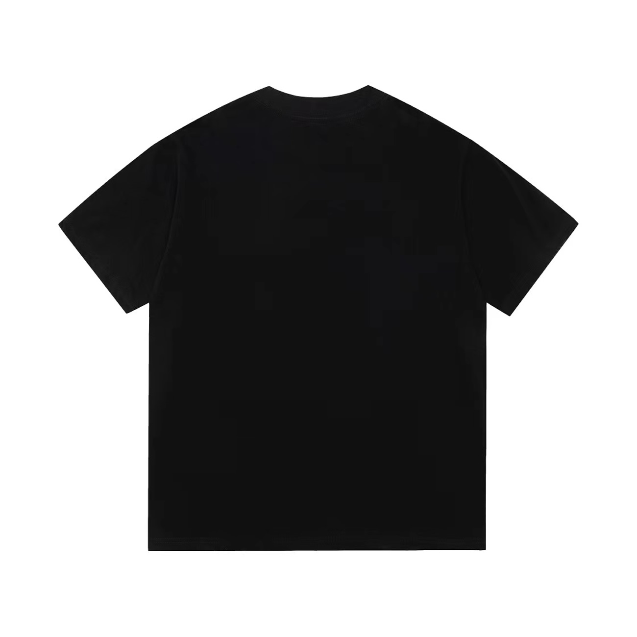 Burberry Logo Print Cotton Oversized T Shirt Black Blue White Aw22 (5) - newkick.org