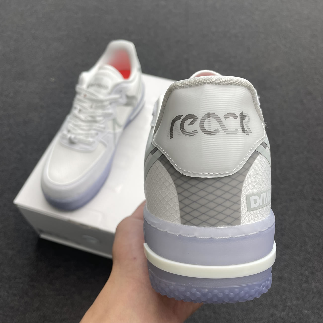 Nike Air Force 1 React White Light Bone Cq8879 100 (9) - newkick.org