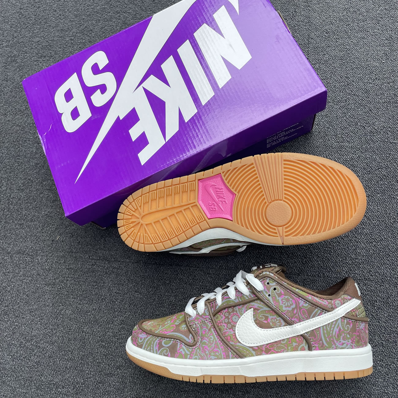 Nike Sb Dunk Low Pro Paisley Brown Dh7534 200 (8) - newkick.org