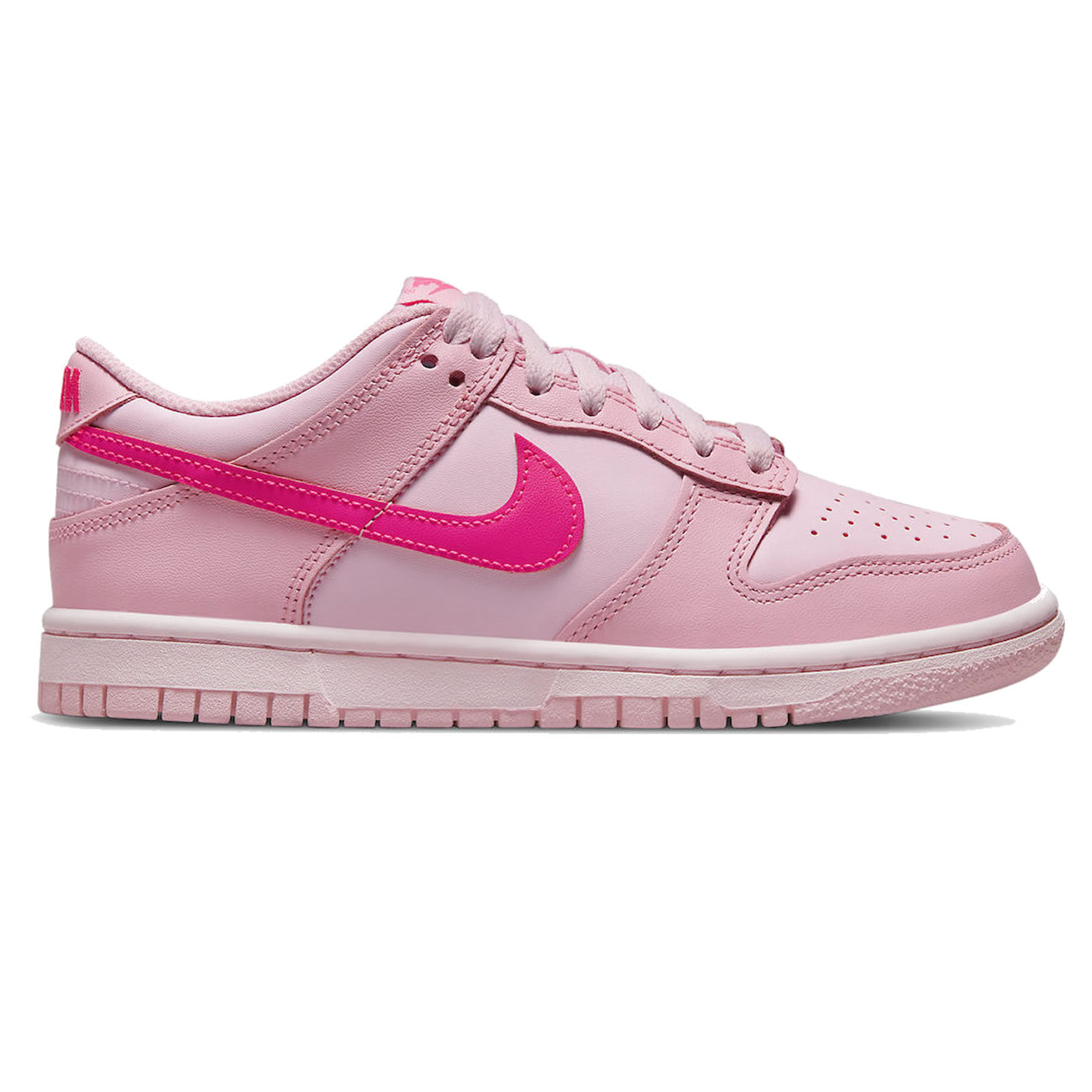 Nike Dunk Low Triple Pink Gs Dh9765 600 (2) - newkick.org