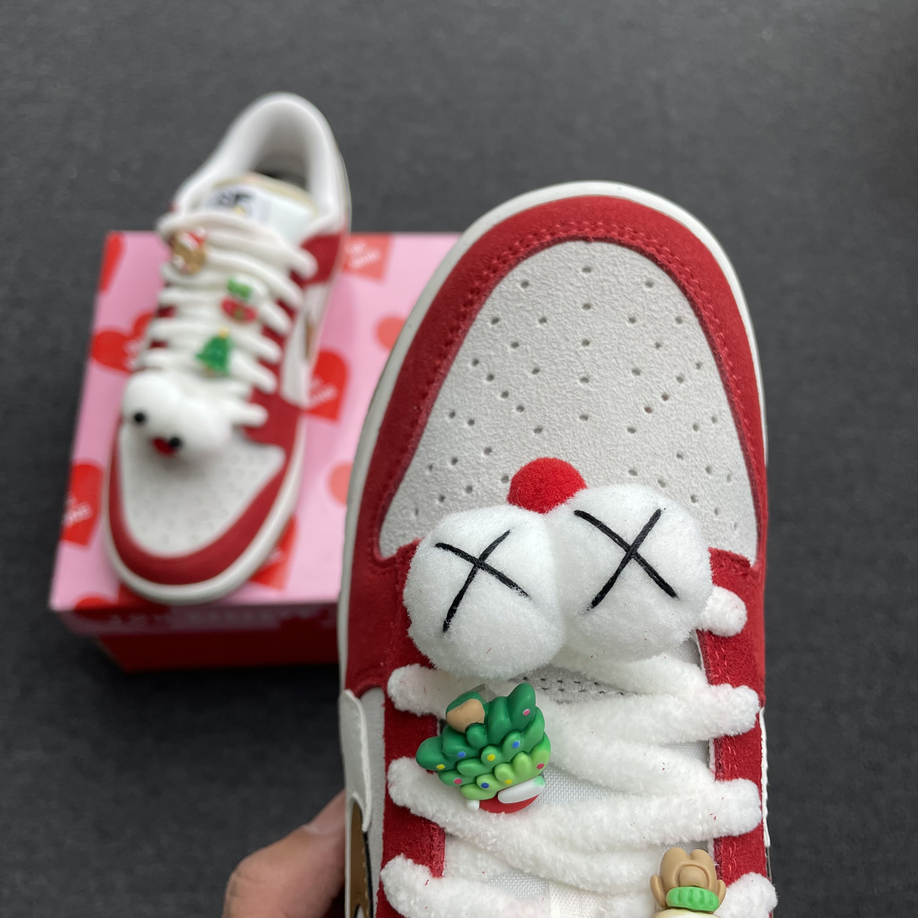 Nike Sb Dunk Low 85 Christmas Red White Brown Do9457 112 (8) - newkick.org