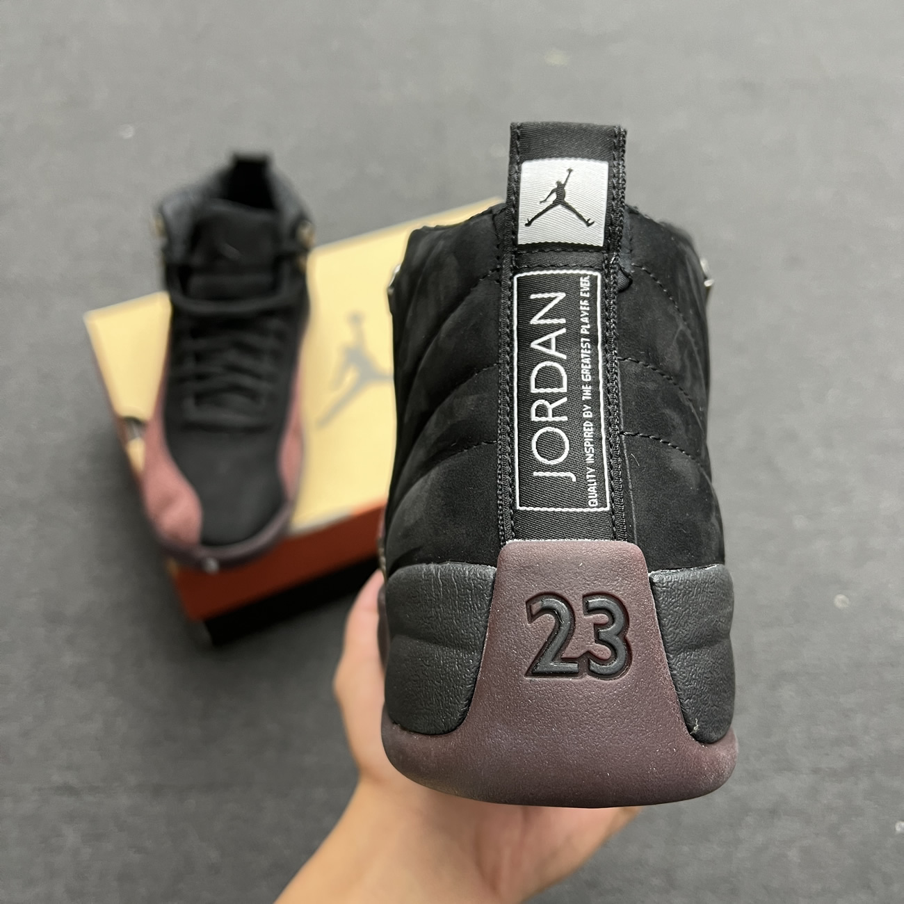 Air Jordan 12 Retro A Ma Maniére Black Dv6989 001 (10) - newkick.org