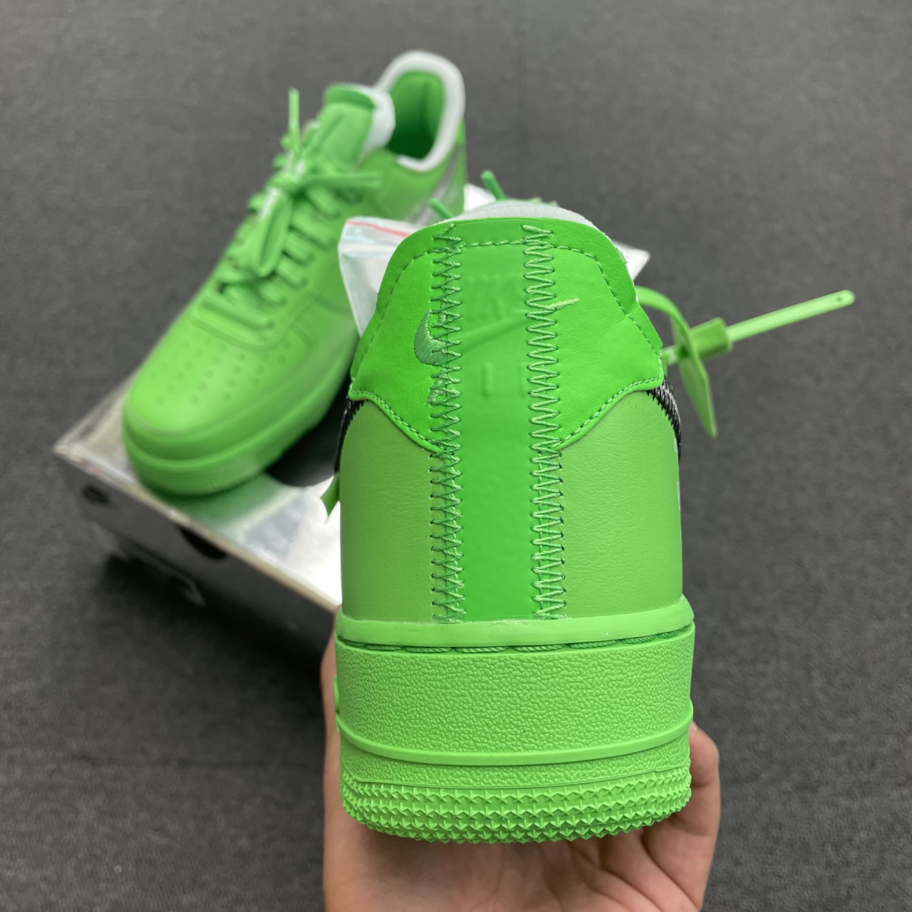 Off White Nike Air Force 1 Low Light Green (44) - newkick.org