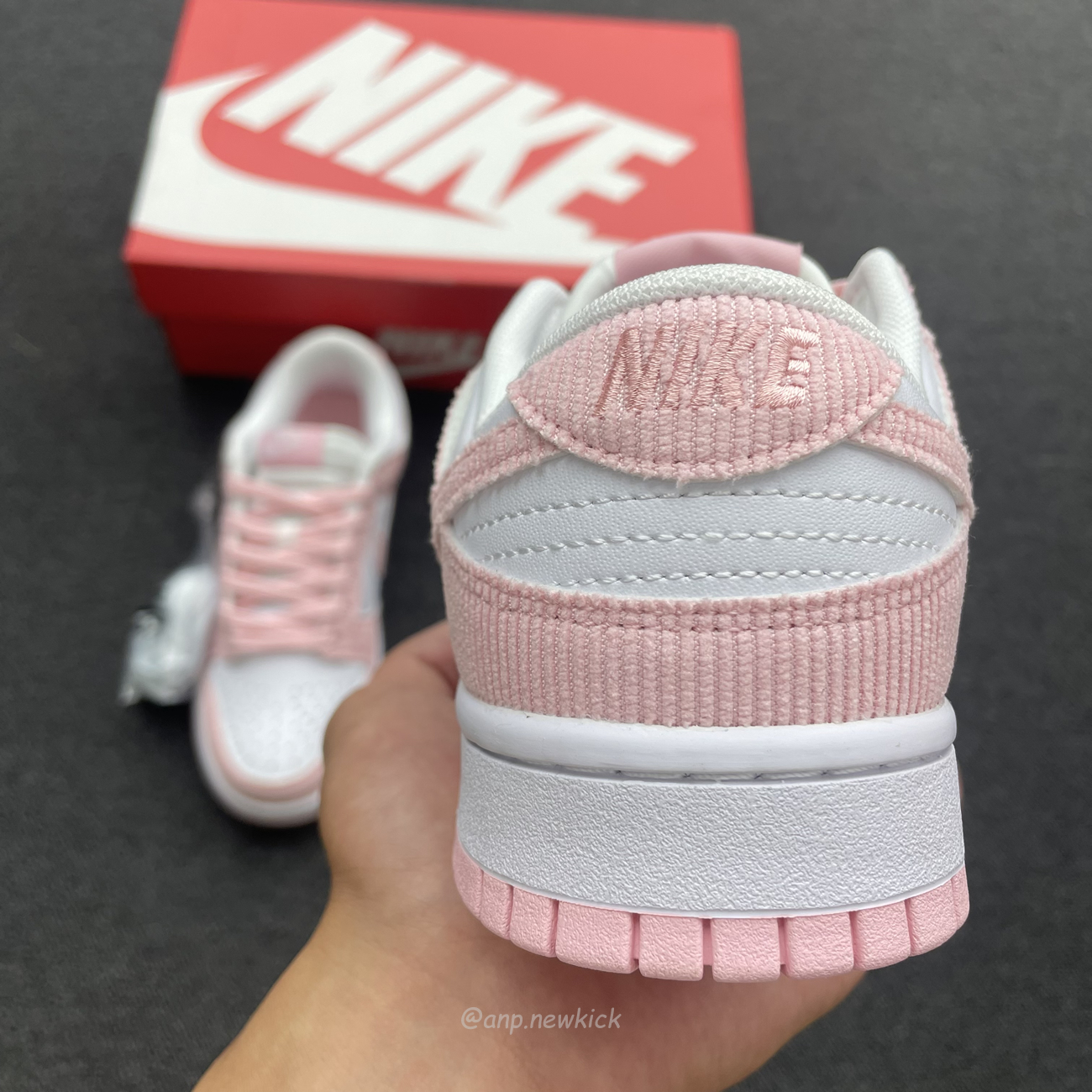 Nike Dunk Low Pink Corduroy Fn7167 100 (13) - newkick.org