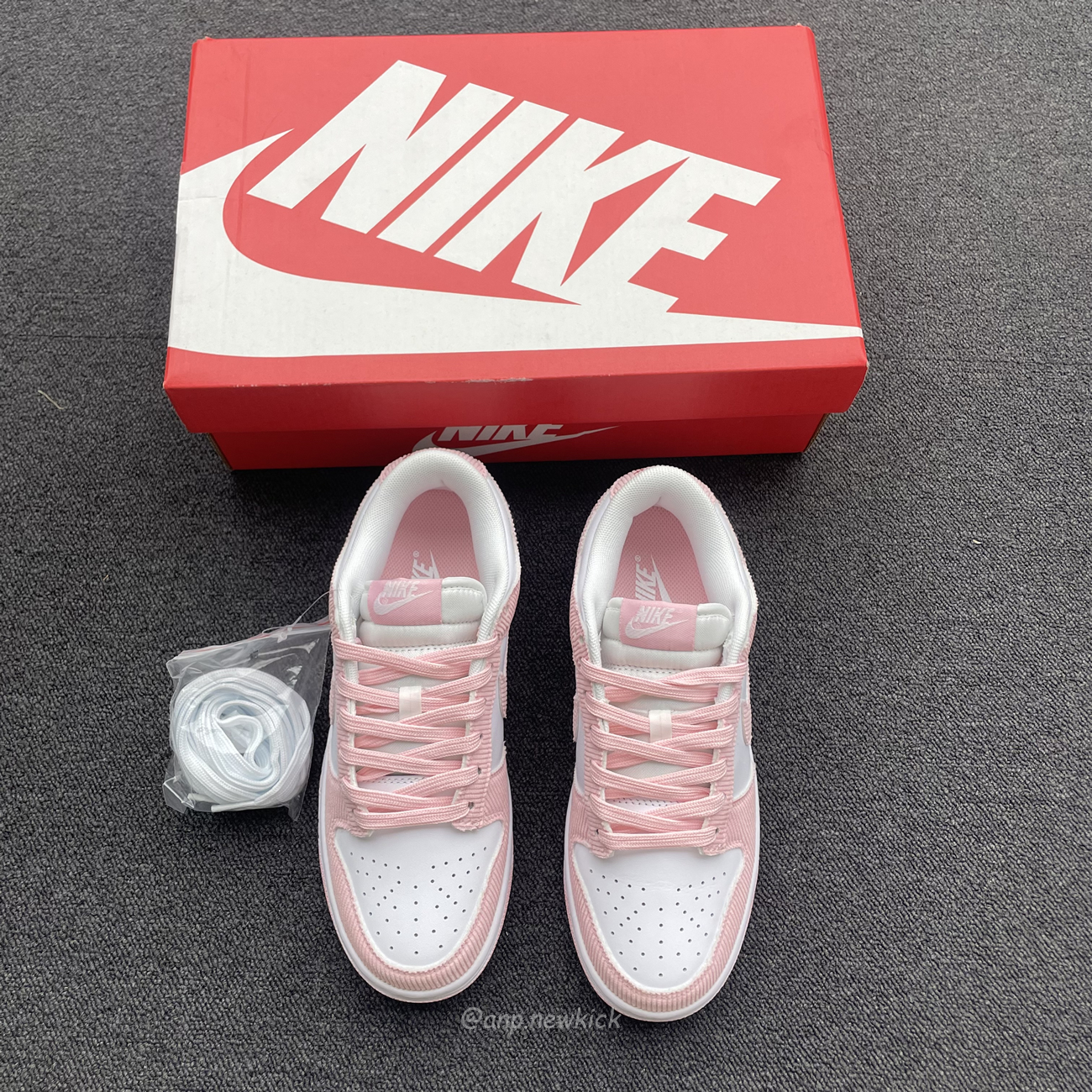 Nike Dunk Low Pink Corduroy Fn7167 100 (14) - newkick.org