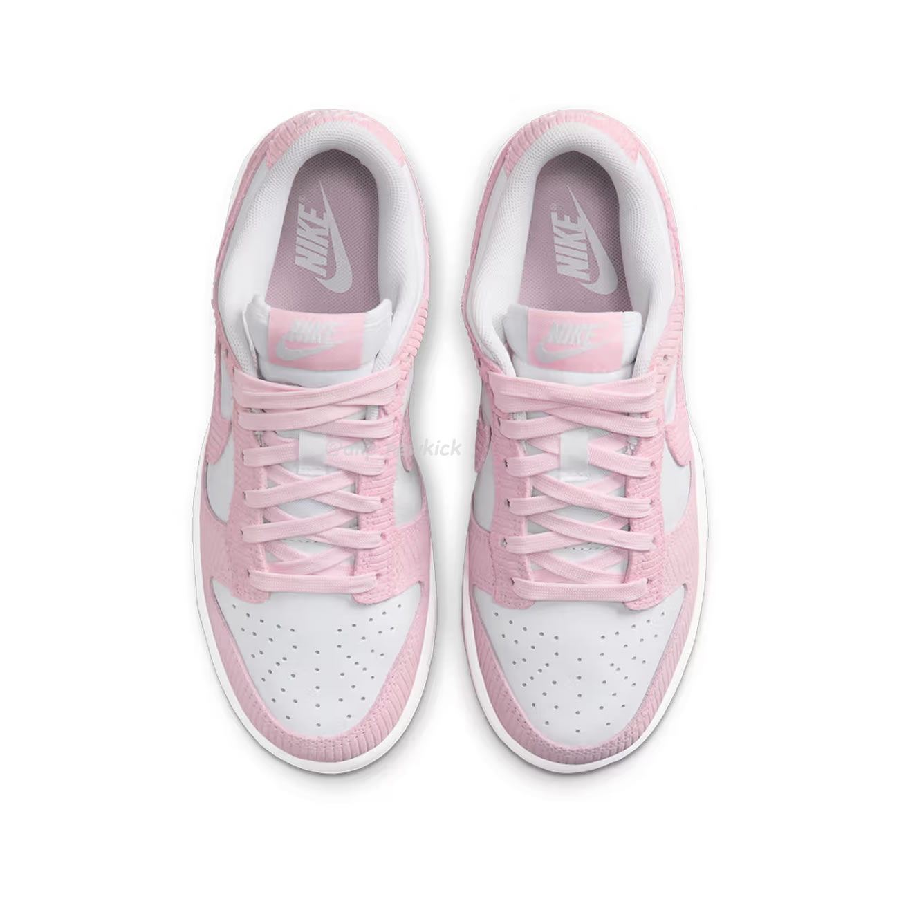 Nike Dunk Low Pink Corduroy Fn7167 100 (2) - newkick.org
