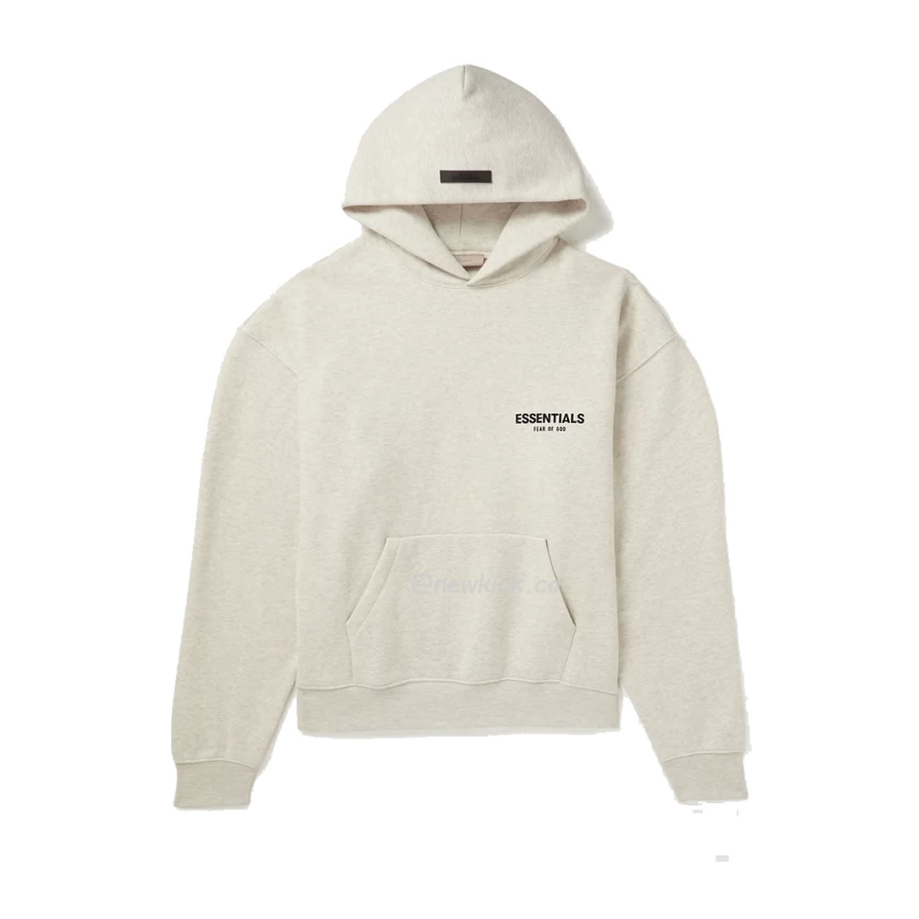 Fear Of God Essentials Core Collection Kids Pullover Hoodie Dark Heather Oatmeal (10) - newkick.org