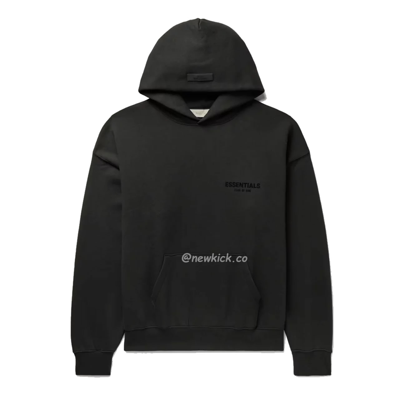 Fear Of God Essentials Core Collection Kids Pullover Hoodie Dark Heather Oatmeal (14) - newkick.org