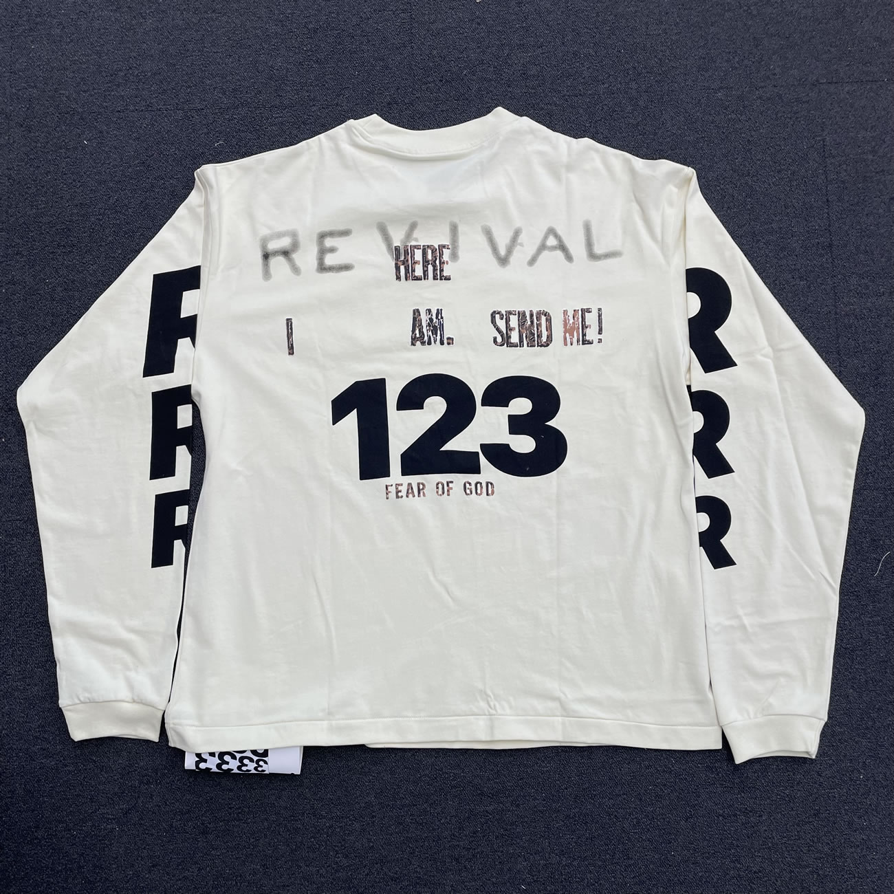 Fear Of God X Rrr123 Revival Ls T Shirt Ivory Fw22 (2) - newkick.org