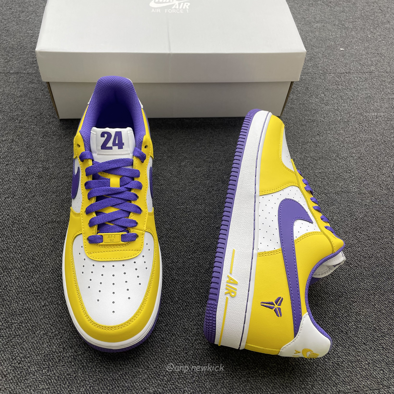 Kobe Bryant X Nike Air Force 1 Low Purple Gold Color (3) - newkick.org