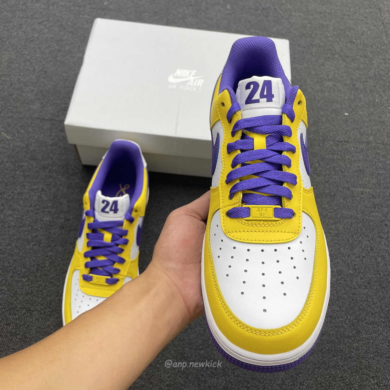 Kobe Bryant X Nike Air Force 1 Low Purple Gold Color (9) - newkick.org