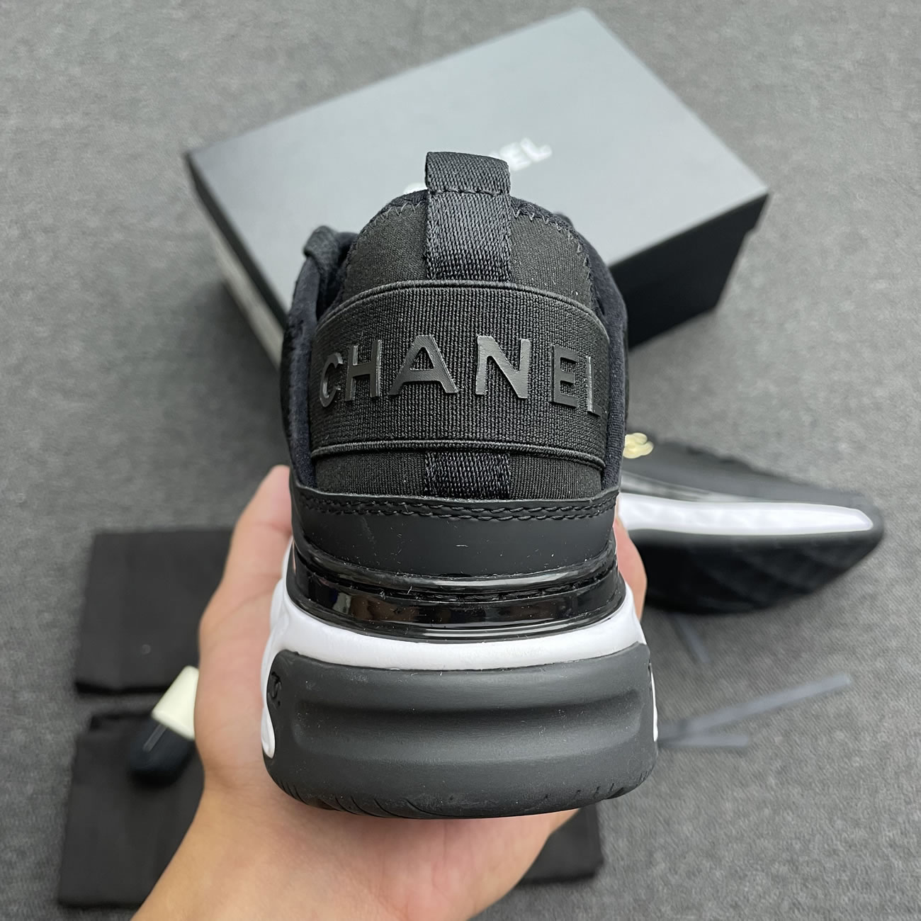 Chanel Casual Style Plain Logo Low Top Sneakers (14) - newkick.org
