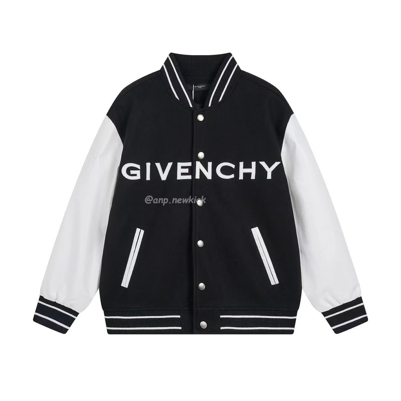 Givenchy Knitted Logo Varsity Jacket (1) - newkick.org