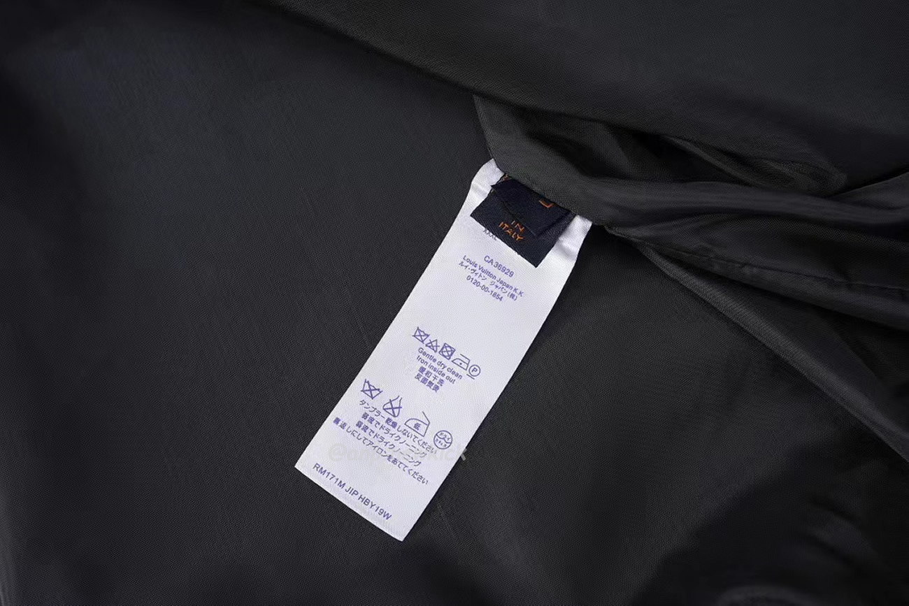 Louis Vuitton Black L Patch Varsity Jacket (4) - newkick.org