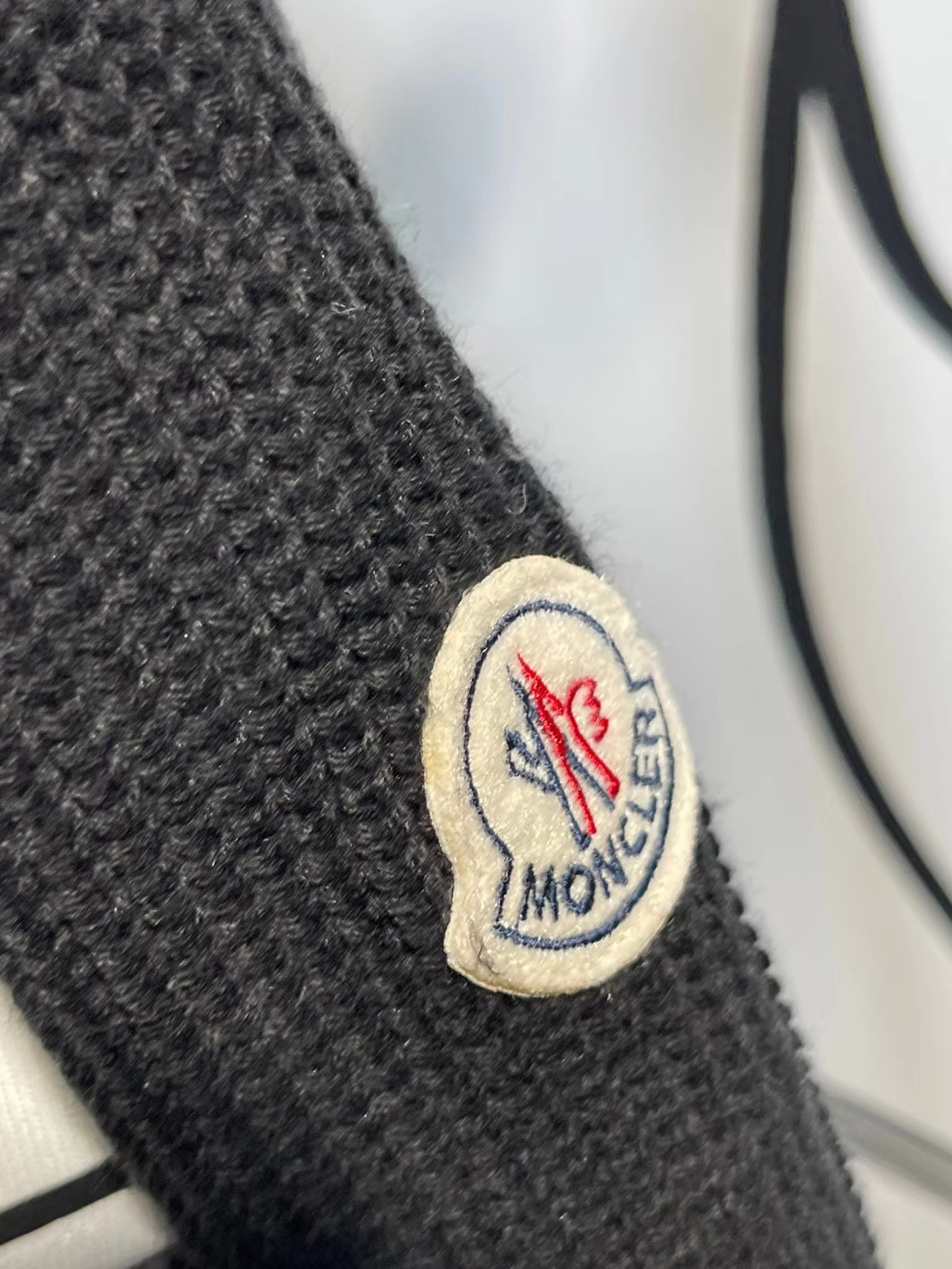Moncler Neck Padded Shell And Virgin Wool Navy Jacket (8) - newkick.org
