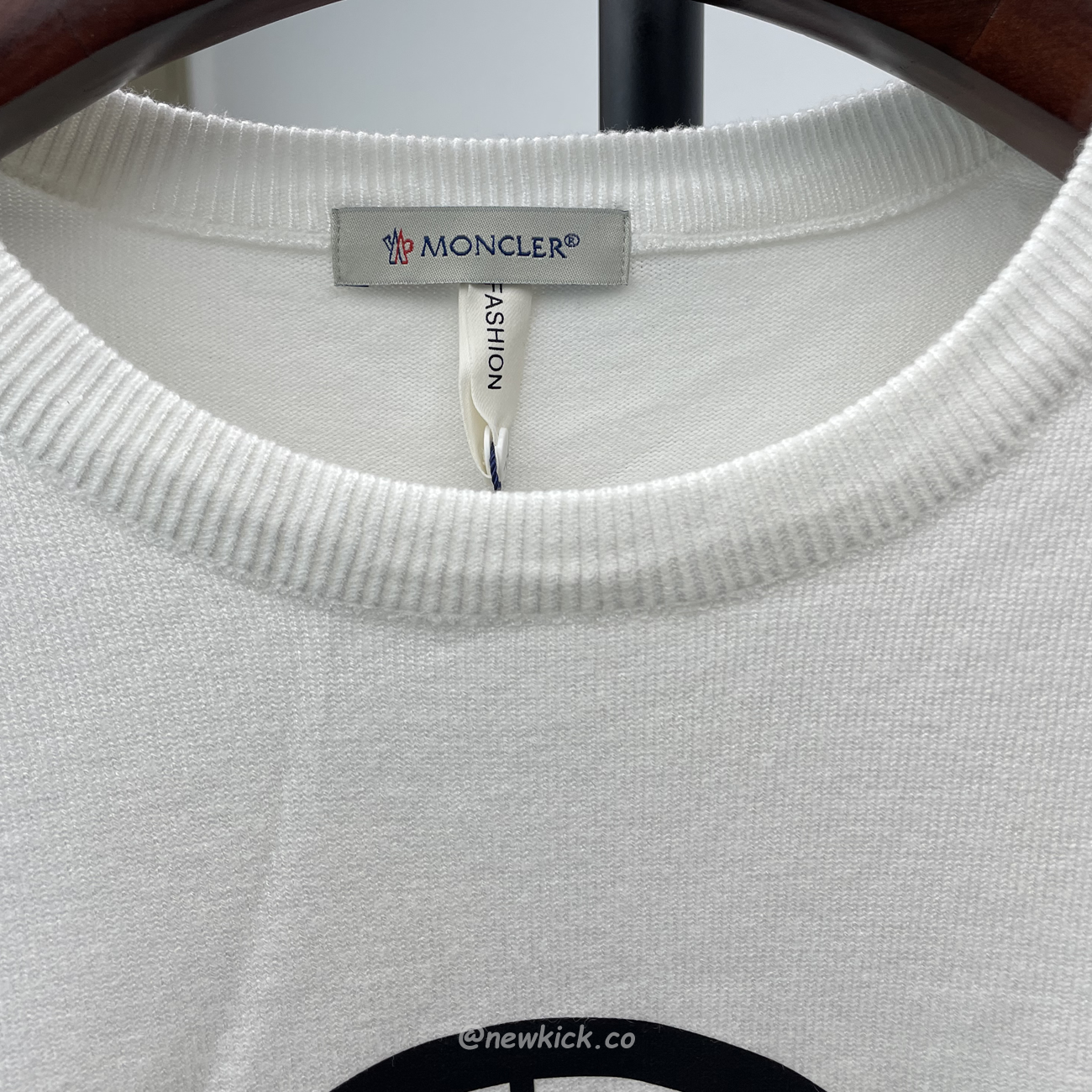 Moncler 2022 Crew Neck Pullover T Shirt Print White (4) - newkick.org