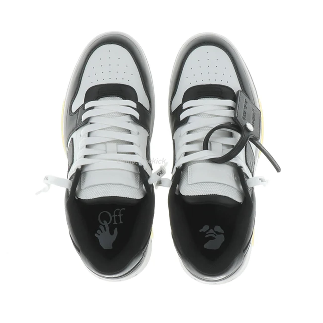 Off White Out Of Office Ooo Low Tops White Black White (5) - newkick.org