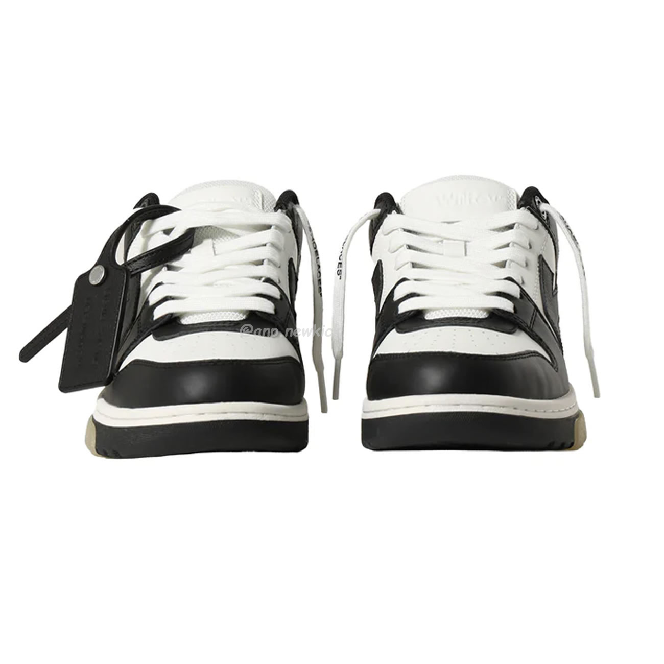 Off White Out Of Office Ooo Low Tops White Black White (6) - newkick.org