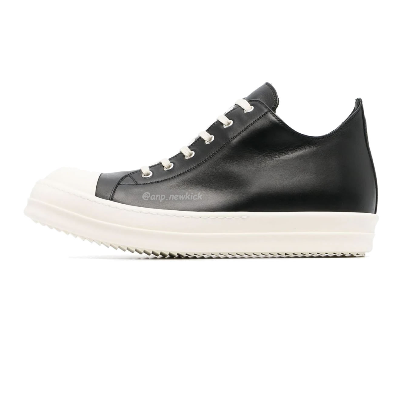 Rick Owens Leather Low Top Vintage Sneakers Suede Canvas Black Taupe Grey Faded Pnk Pearl Milk Dark Dust (37) - newkick.org