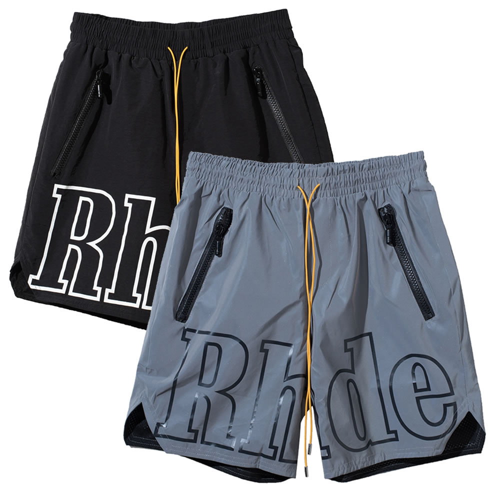Rhude Rh Logo Shorts (1) - newkick.org