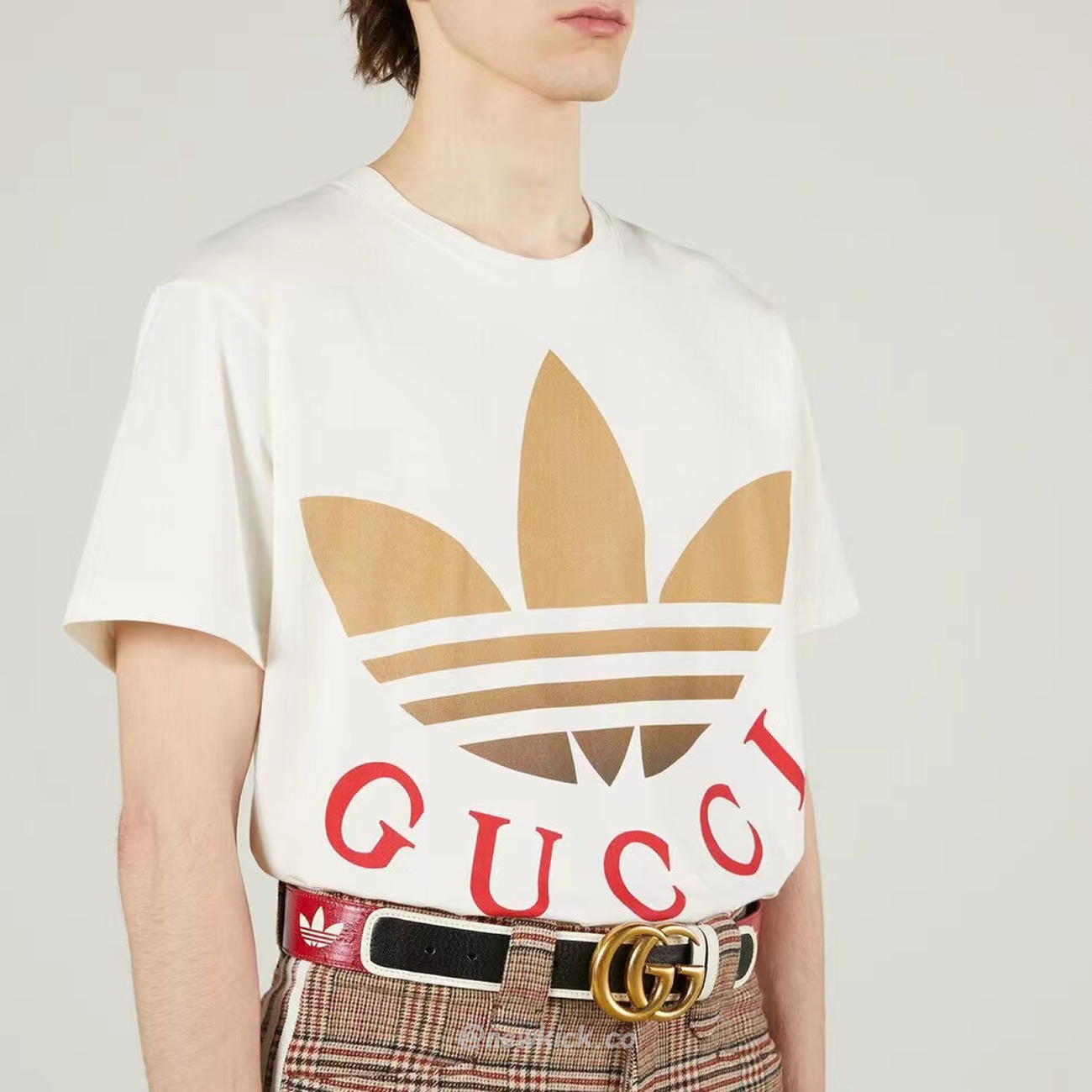 Gucci X Adidas Cotton Jersey T Shirt (12) - newkick.org