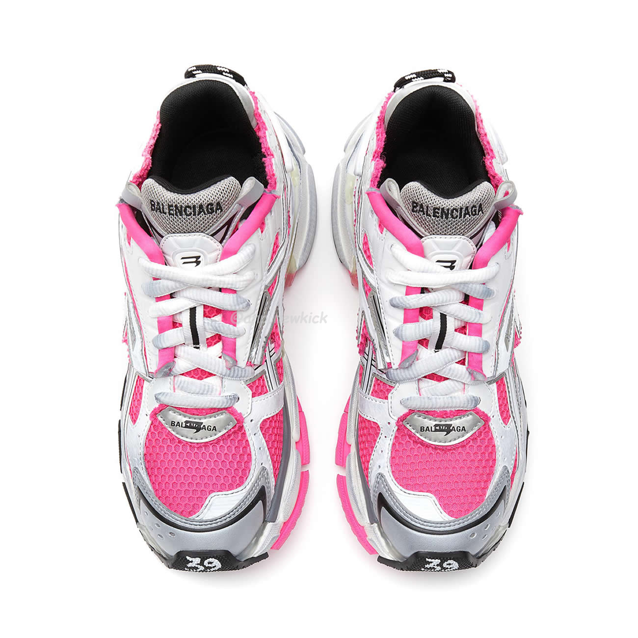 Balenciaga Runner Panelled Pink Sneakers (3) - newkick.org