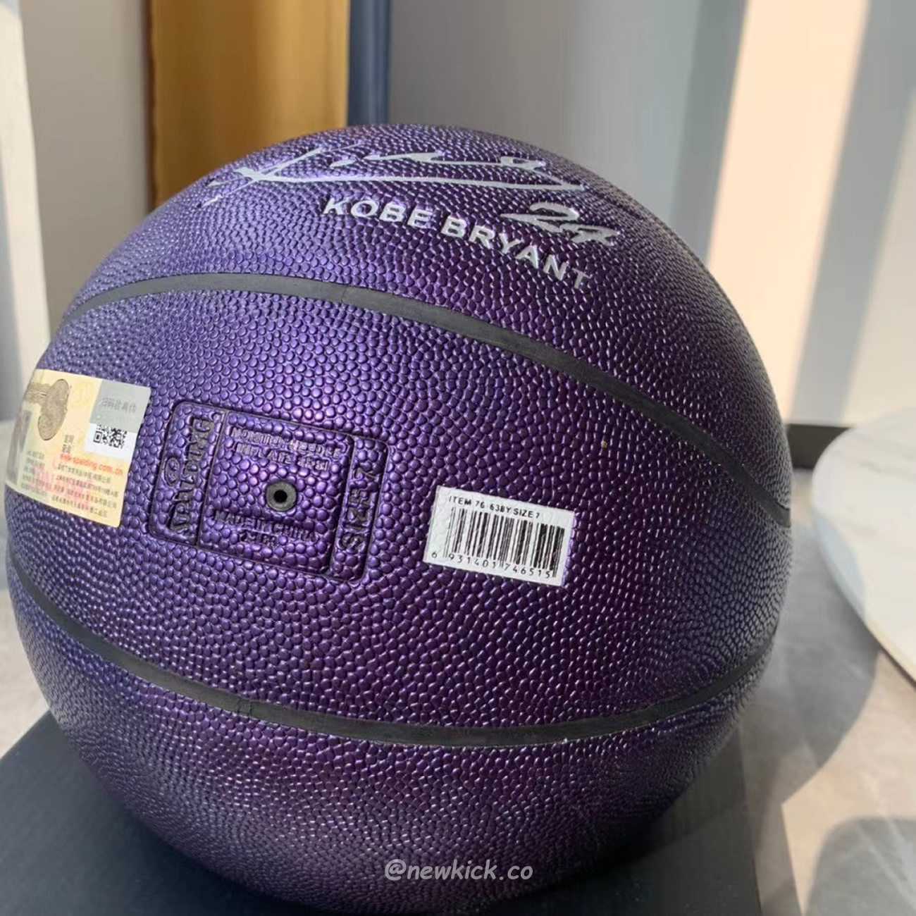 Spalding Kobe Bryant 24k Basketball Black Purple (6) - newkick.org