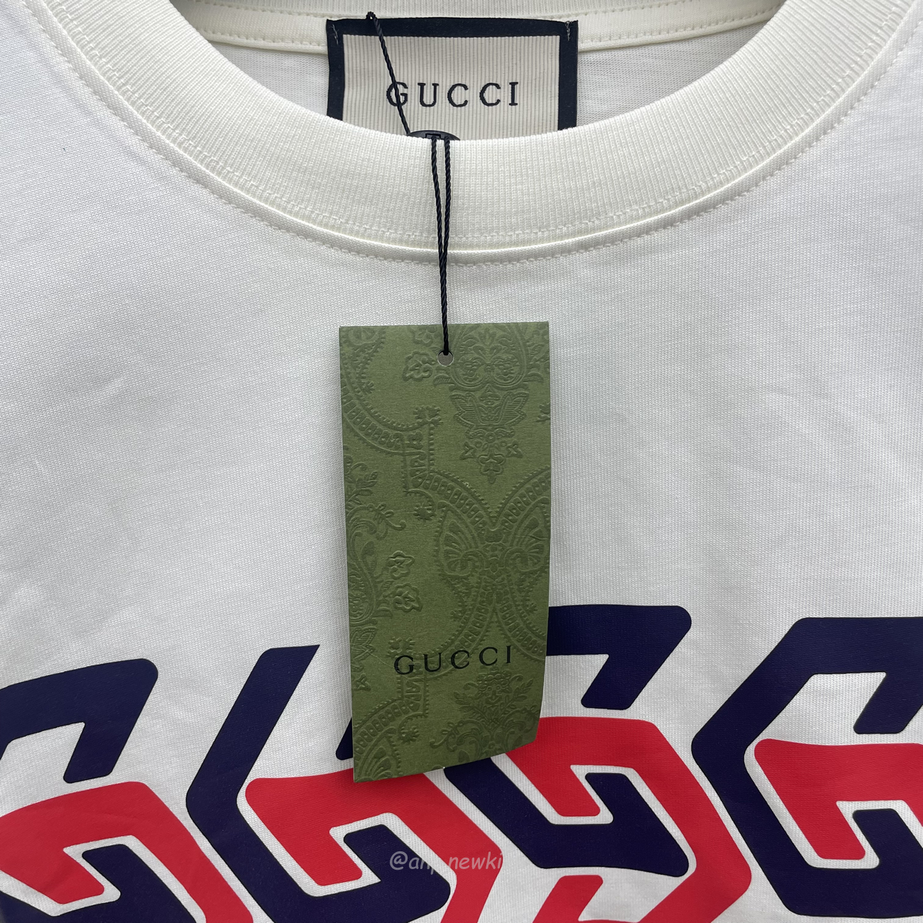 Gucci Mirror Print Oversize Cotton T Shirt (13) - newkick.org