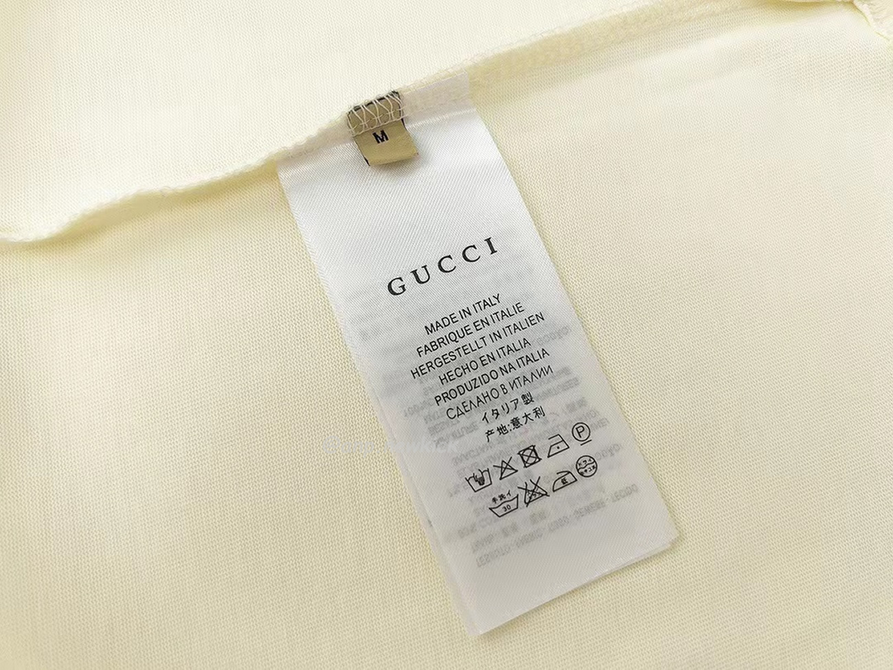 Gucci Mirror Print Oversize Cotton T Shirt (6) - newkick.org