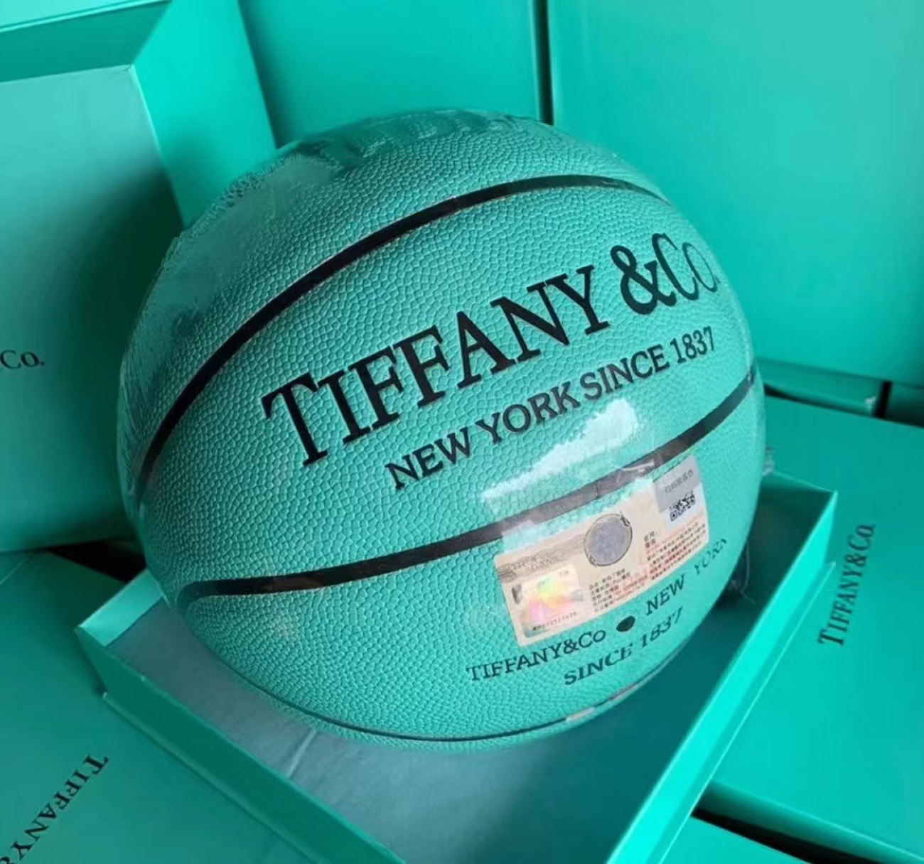 Tiffany X Cat Street X Spalding Basketball Tiffany Blue (5) - newkick.org