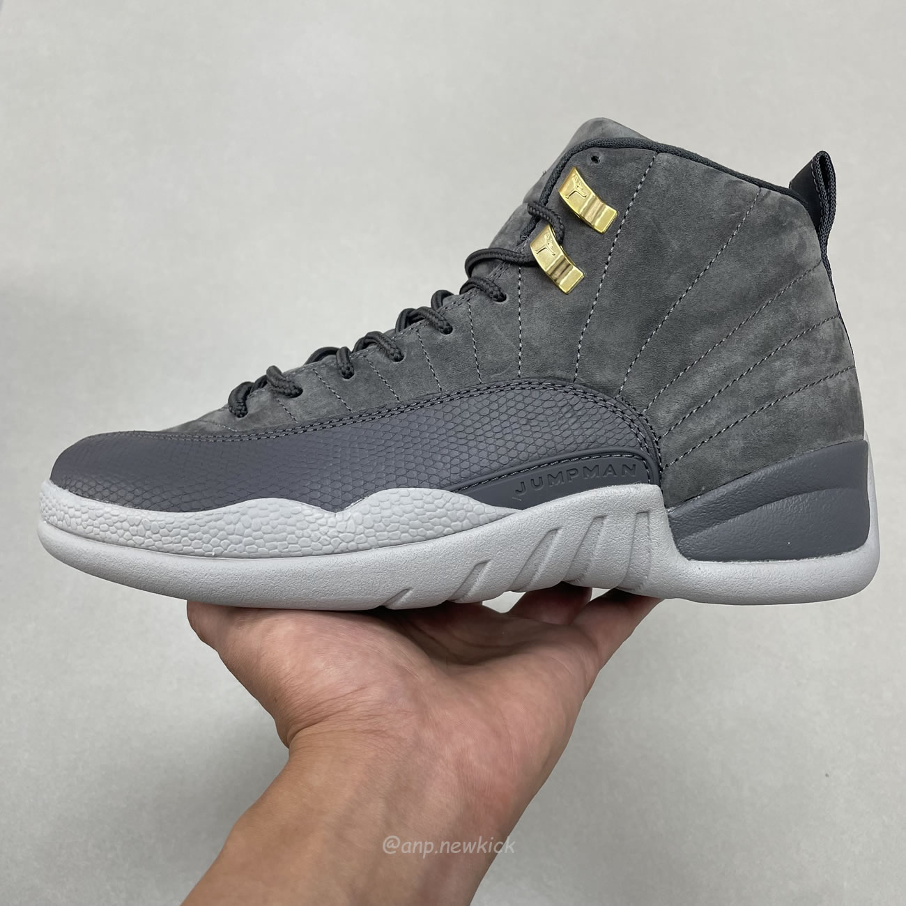 Air Jordan 12 Retro Dark Grey 130690 005 (4) - newkick.org