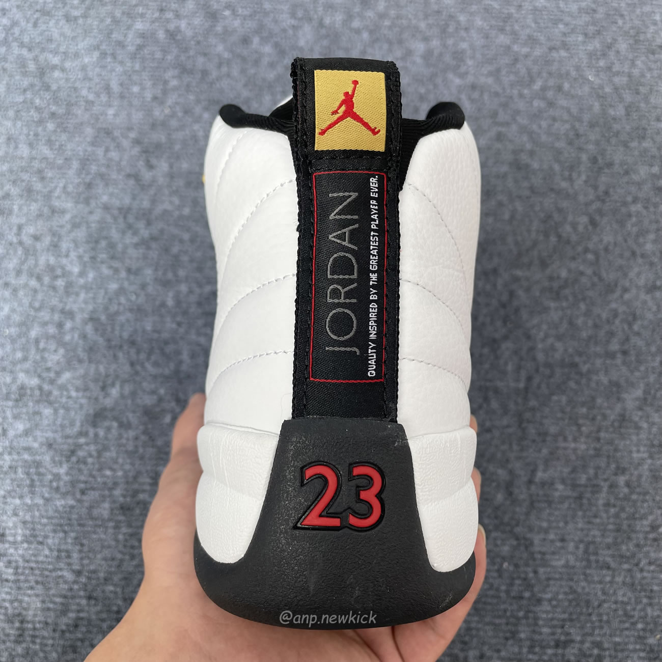 Air Jordan 12 Retro Taxi White Gold 130690 125 (5) - newkick.org