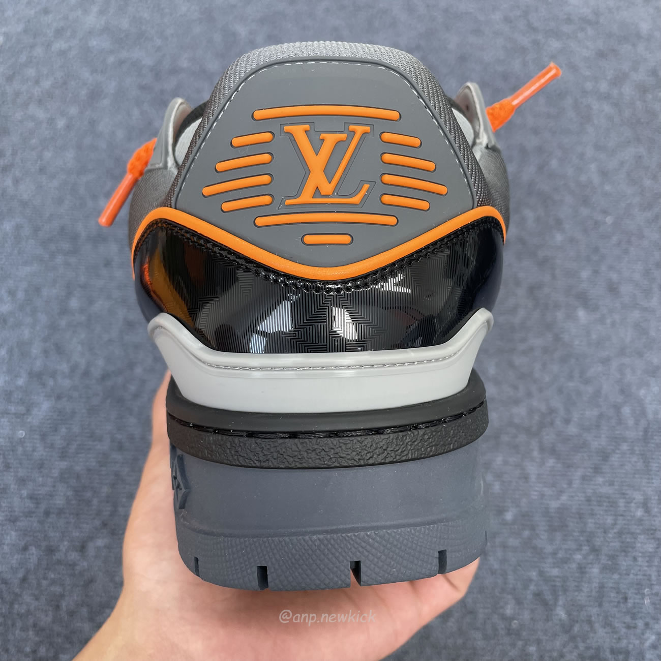 Louis Vuitton Lv Trainer Maxi Black Orange Monogram 1acf6i (4) - newkick.org