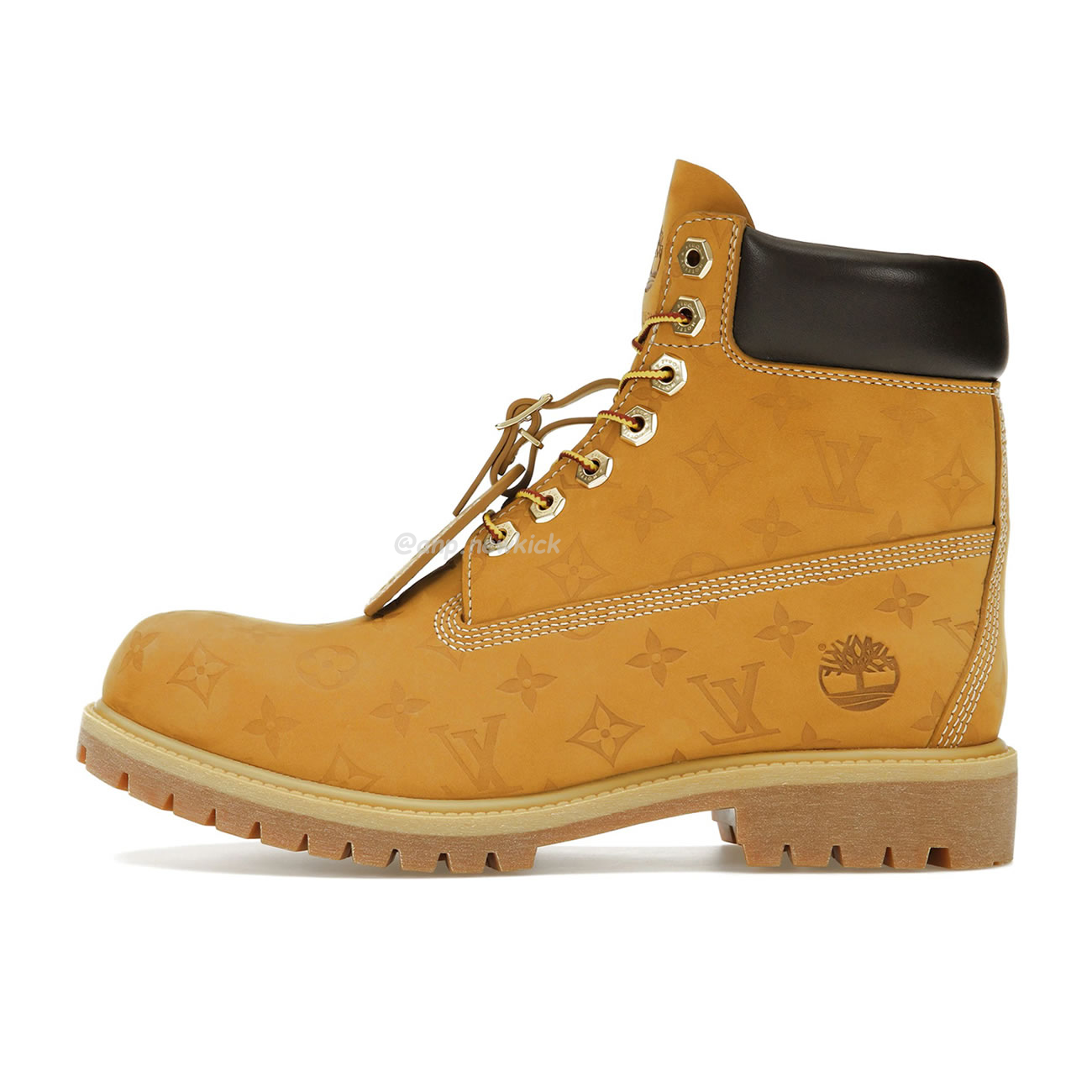 Louis Vuitton Timberland 6 Ankle Boot Wheat Monogram 1ad72x (1) - newkick.org