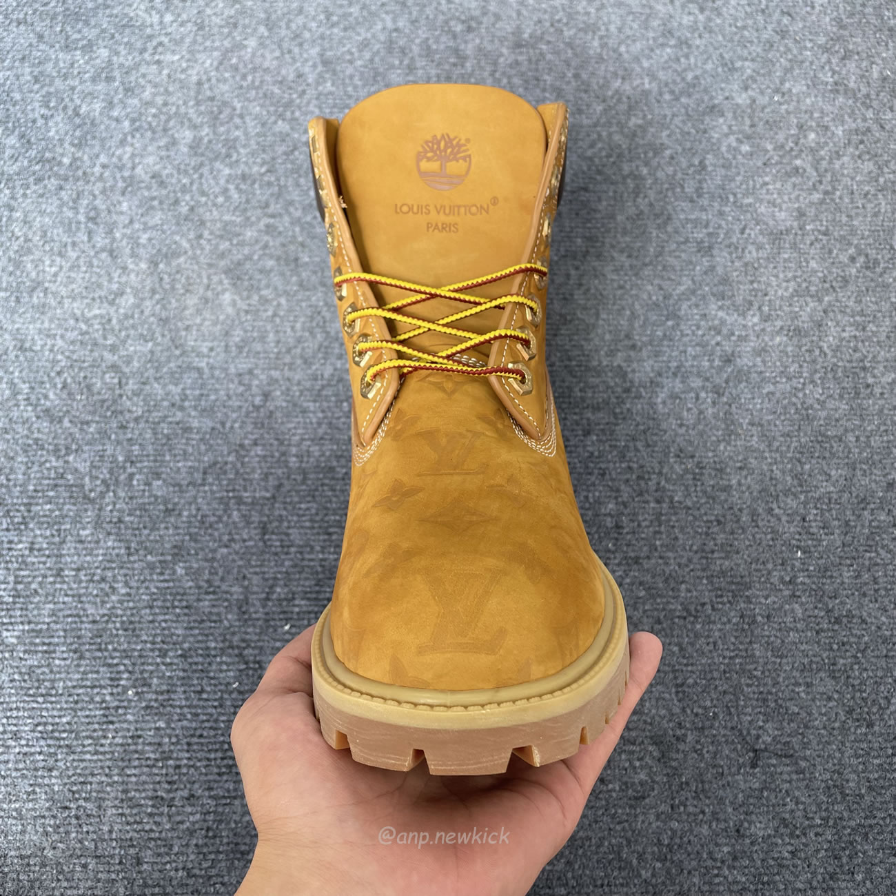 Louis Vuitton Timberland 6 Ankle Boot Wheat Monogram 1ad72x (13) - newkick.org