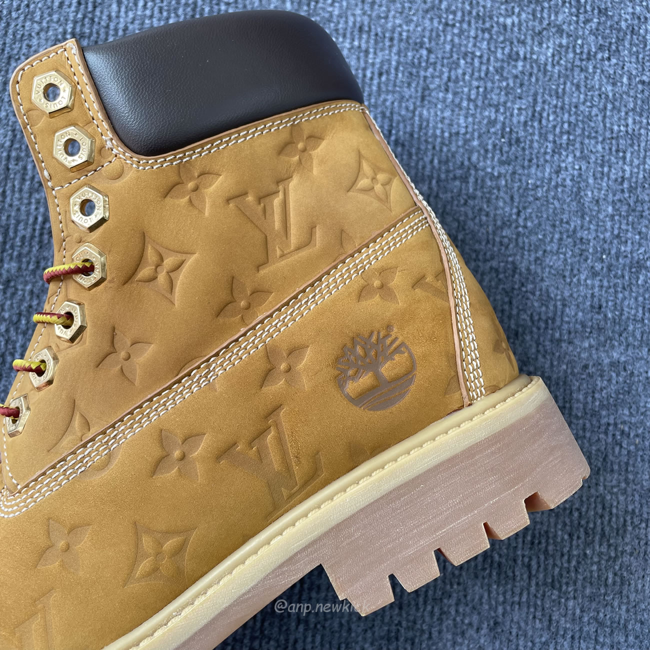 Louis Vuitton Timberland 6 Ankle Boot Wheat Monogram 1ad72x (14) - newkick.org