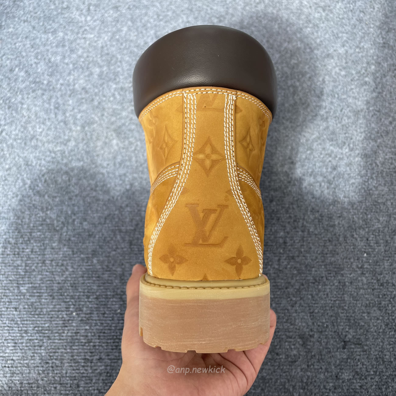 Louis Vuitton Timberland 6 Ankle Boot Wheat Monogram 1ad72x (18) - newkick.org