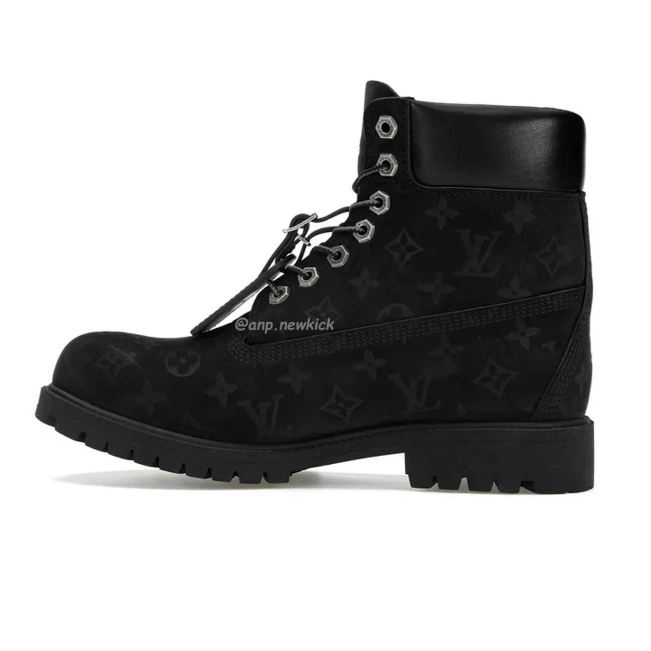 Louis Vuitton Timberland 6 Botín Ankle Boot Black Monogram 1ad73h (1) - newkick.org