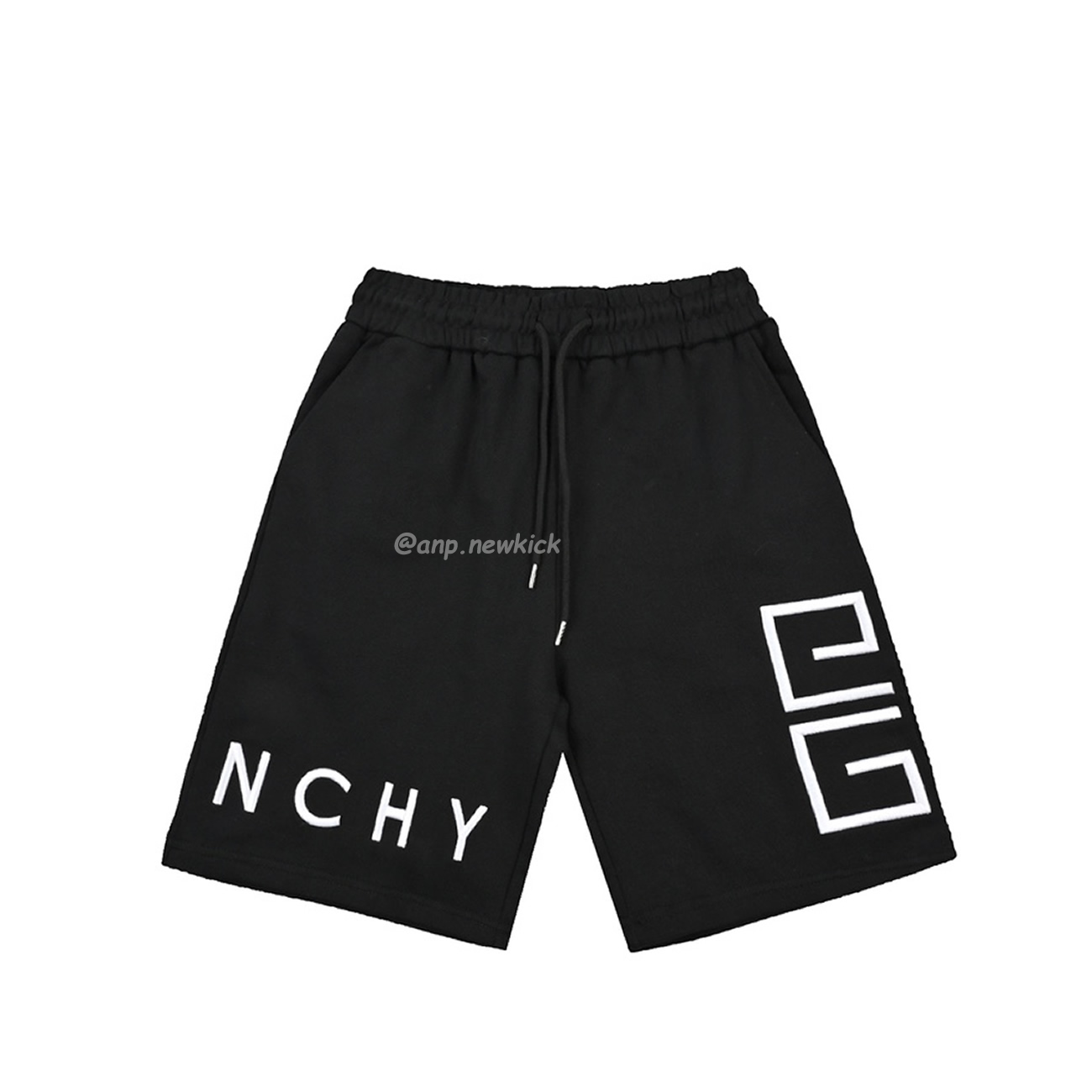 Givenchy 24fw4g Checkered Embroidered Shorts (1) - newkick.org