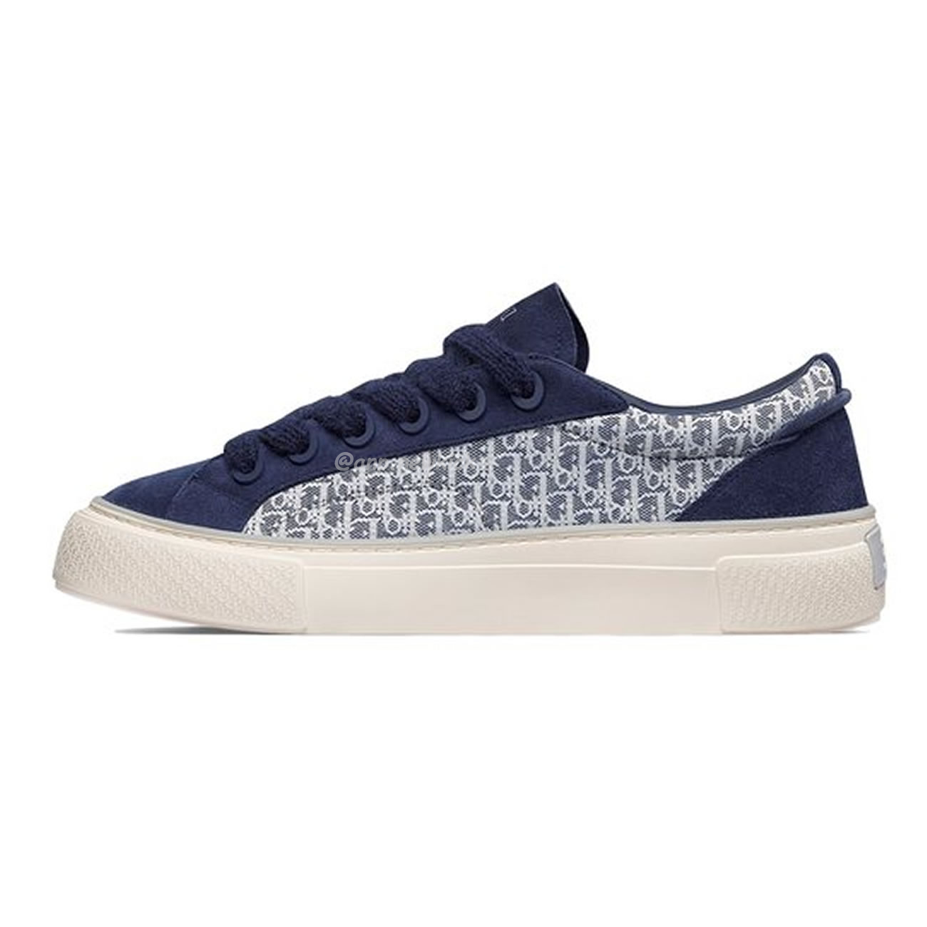 Dior B33 Sneaker Navy Blue Oblique Jacquard 3sn303zwn H559 (1) - newkick.org