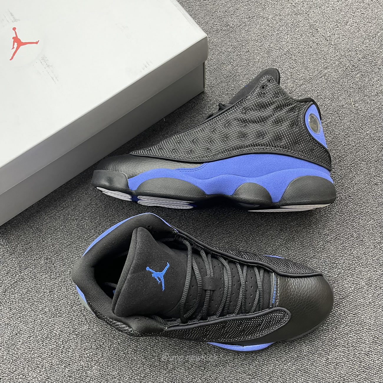 Air Jordan 13 Retro Black Hyper Royal 414571 040 (9) - newkick.org