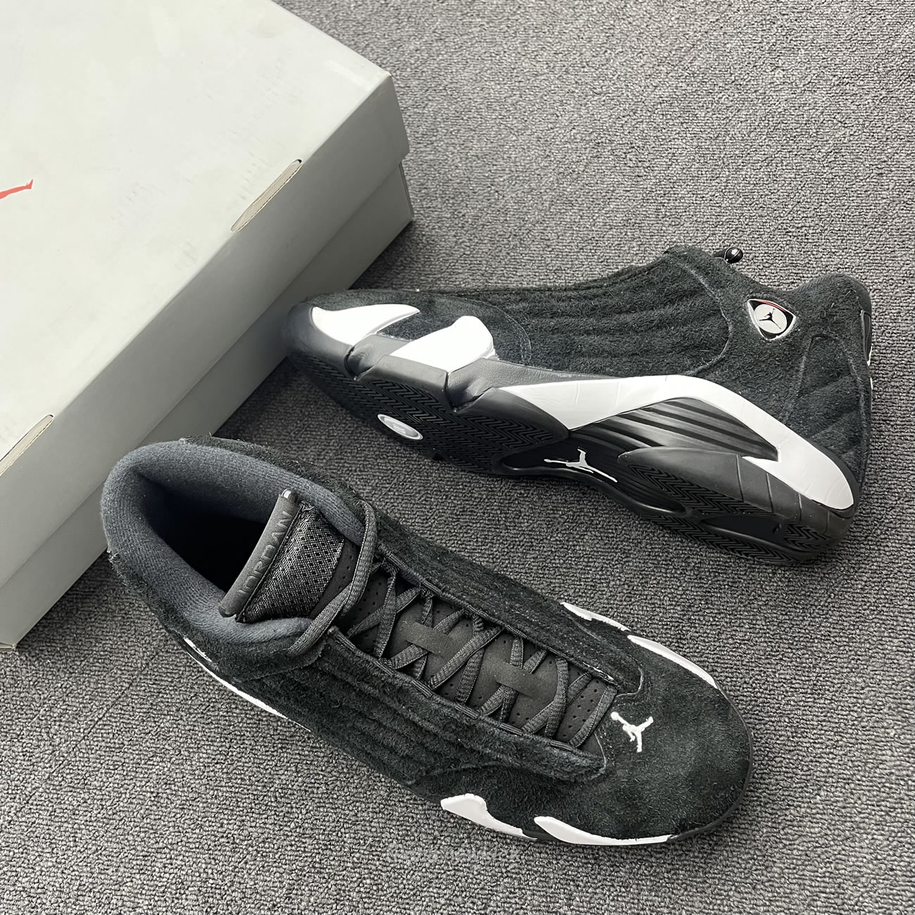 Air Jordan 14 Retro Black White 487471 016 (9) - newkick.org