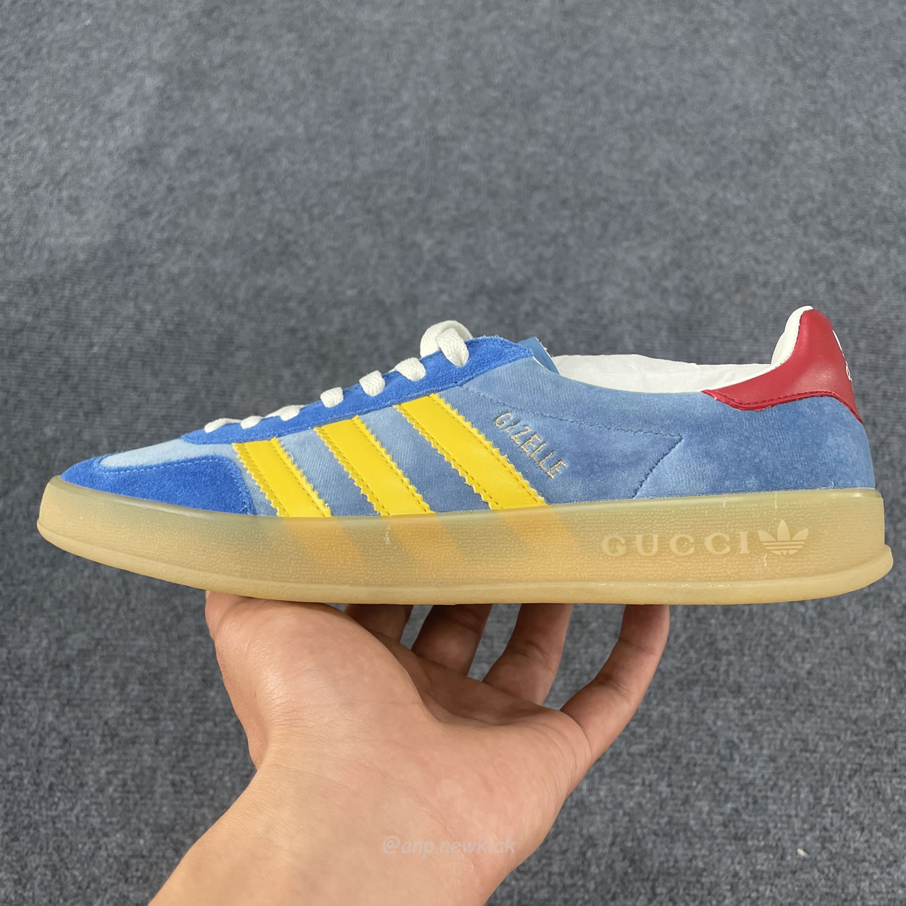 Adidas X Gucci Gazelle Blue 7078489stu04860 (8) - newkick.org