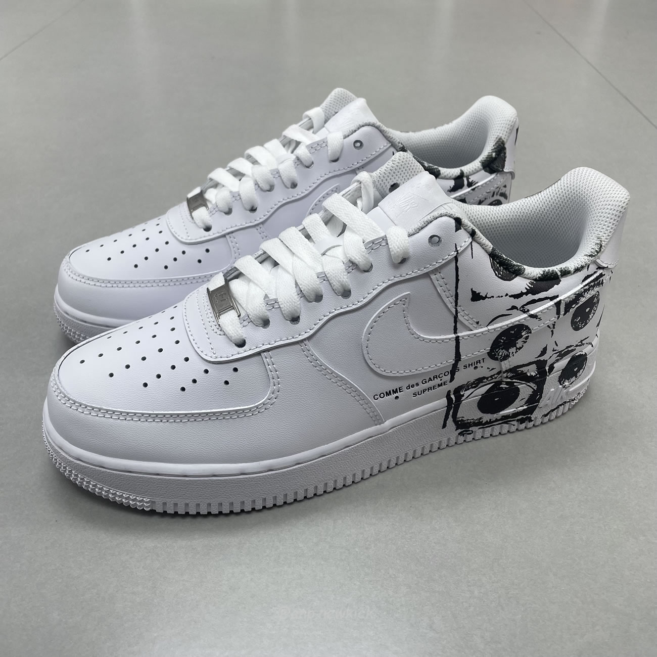 Nike Air Force 1 Low Supreme Comme Des Garcons 923044 100 (7) - newkick.org