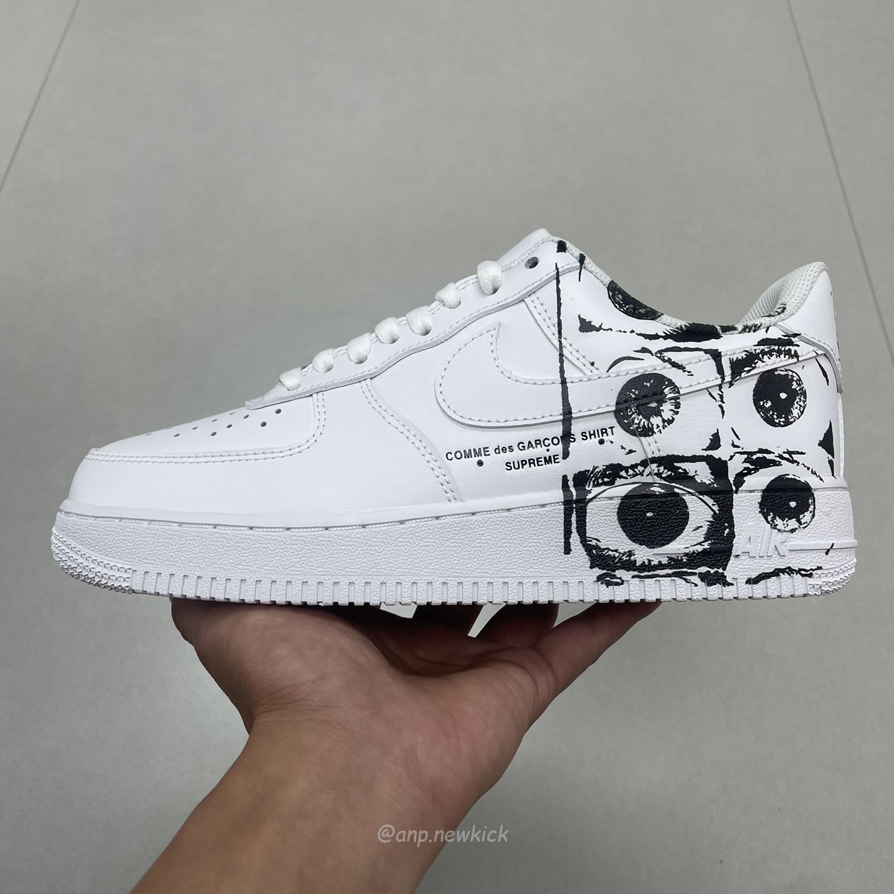 Nike Air Force 1 Low Supreme Comme Des Garcons 923044 100 (8) - newkick.org