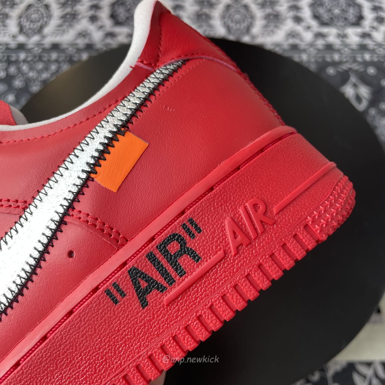 Nike Air Force 1 Low Off White Red Ao4297 600 (4) - newkick.org