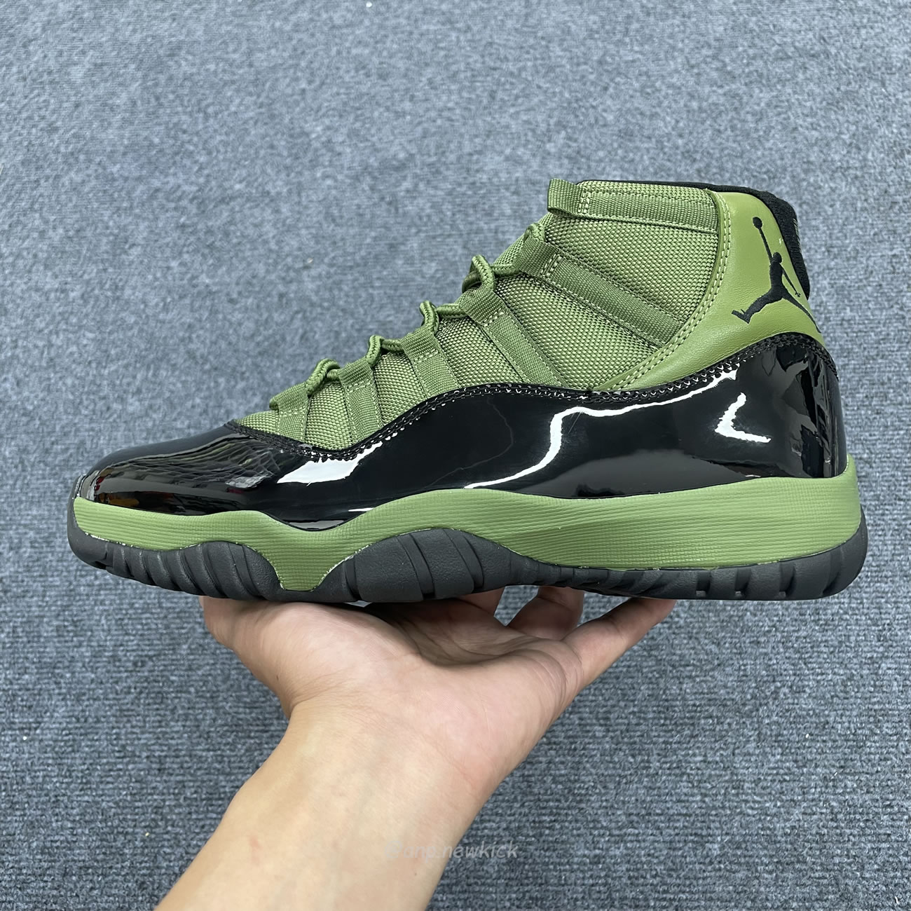 Air Jordan 11 Retro Army Green Black Ct8012 300 (5) - newkick.org