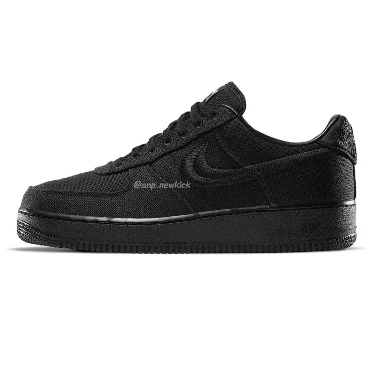 Nike Air Force 1 Low Stussy Black Cz9084 001 (1) - newkick.org