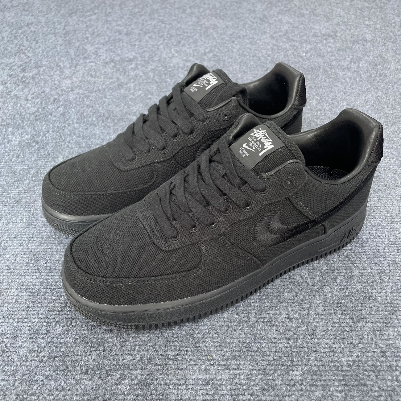 Nike Air Force 1 Low Stussy Black Cz9084 001 (3) - newkick.org